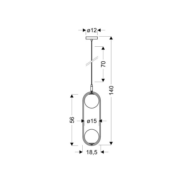 Люстра Candellux CORDEL Black (32-10155) , 100025194