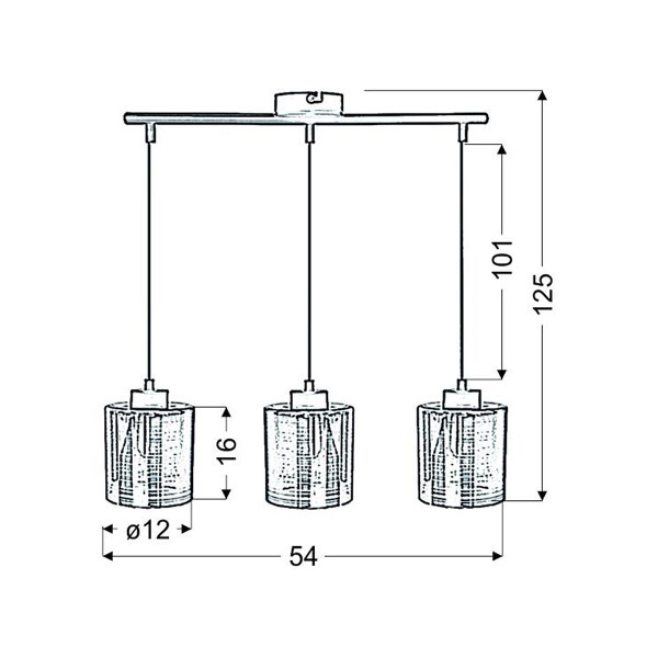 Люстра Candellux COX Gold (33-59369) , 100025198