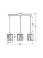 Люстра Candellux COX Gold (33-59369) , 100025198