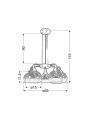 Люстра Candellux CROMINA (35-57266) , 100025134