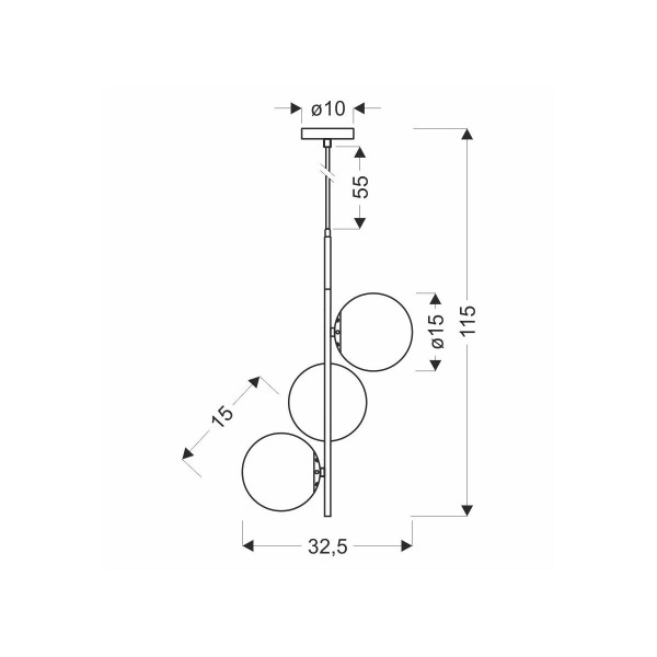 Люстра Candellux Duo (33-01276) , 100025203
