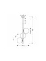 Люстра Candellux Duo (33-01276) , 100025203