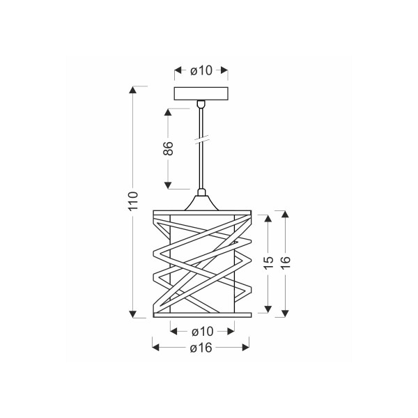 Люстра Candellux ELUNA (31-09548) , 100025204