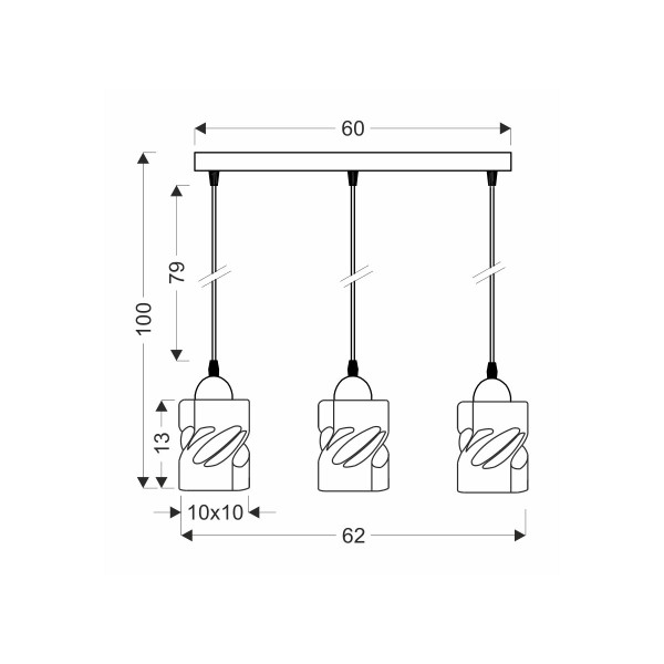 Люстра Candellux Felis Silver (33-00149) , 100025208