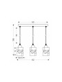 Люстра Candellux Felis Silver (33-00149) , 100025208