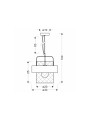 Люстра Candellux Fiba Silver (31-78506) , 100025210