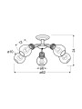 Люстра Candellux GLIVA (35-56603) , 100025142