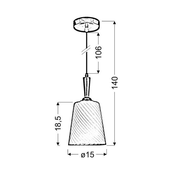Люстра Candellux GOYA (31-43566) , 100025220