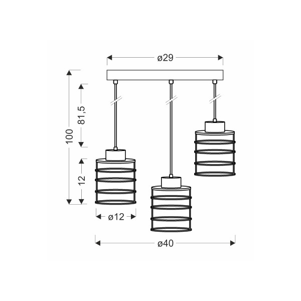 Люстра Candellux Glob (33-00408) , 100025217