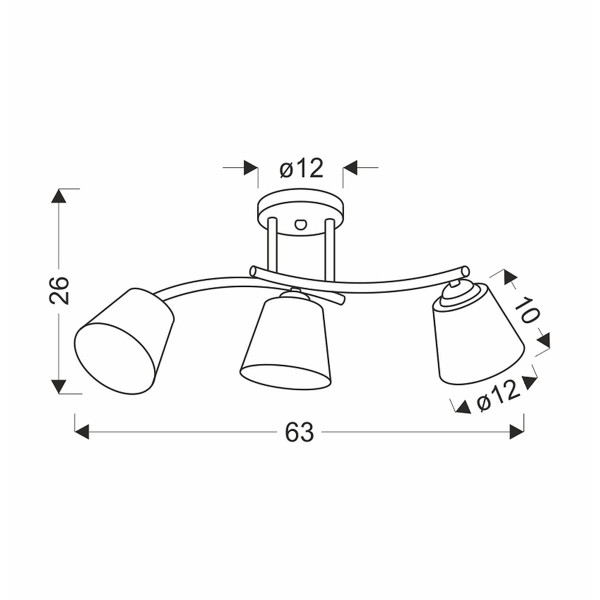 Люстра Candellux Greco (33-22639) , 100025128