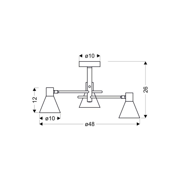 Люстра Candellux LESS (33-70975) , 100025462