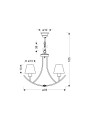 Люстра Candellux LONDON (36-38845) , 100025152