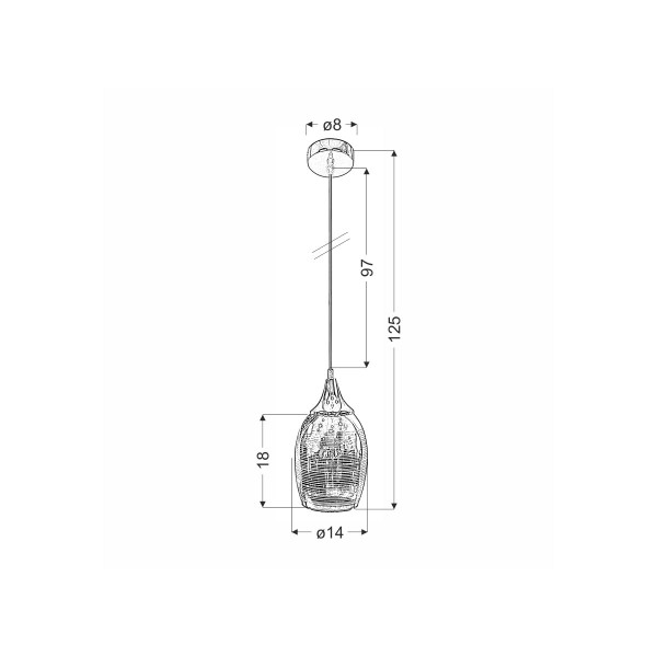 Люстра Candellux MARINA Chromium (31-60174) , 100025247