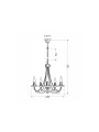Люстра Candellux MUZA (35-69170) , 100025157