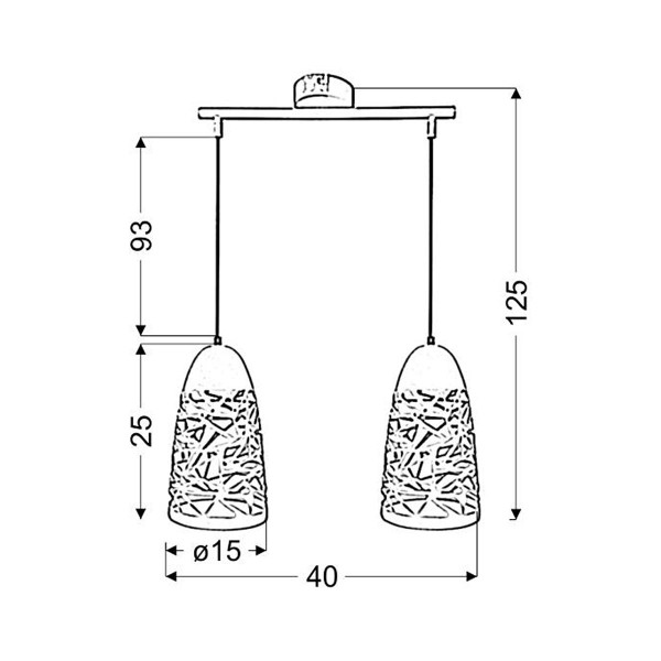 Люстра Candellux SABRIN (32-54869) , 100025276