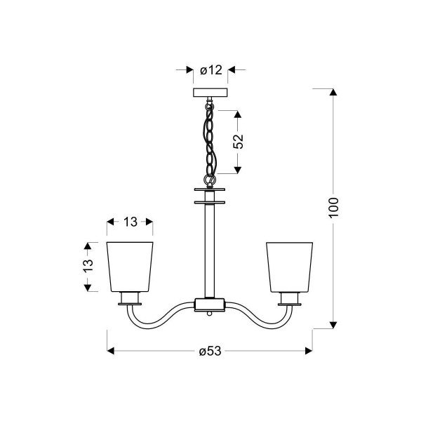 Люстра Candellux SCHUBERT (35-74249) , 100025163