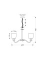 Люстра Candellux SCHUBERT (35-74249) , 100025163