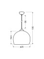 Люстра Candellux STUDENT Green (31-96664) , 100025281