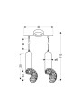 Люстра Candellux TUBA Black (32-78650) , 100025289