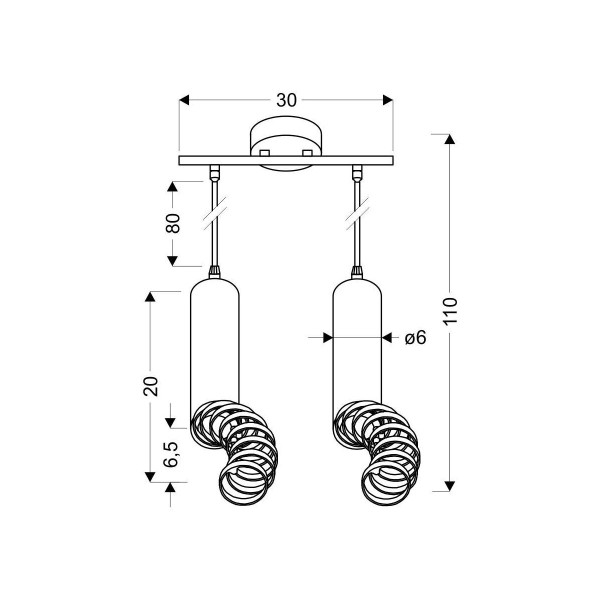 Люстра Candellux TUBA White (32-78636) , 100025288