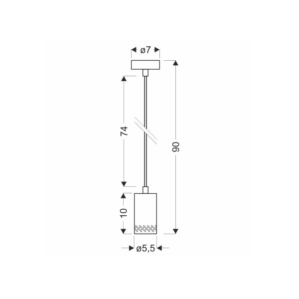 Люстра Candellux Tubo Brown (31-78568) , 100025290