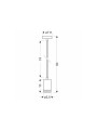 Люстра Candellux Tubo Brown (31-78568) , 100025290