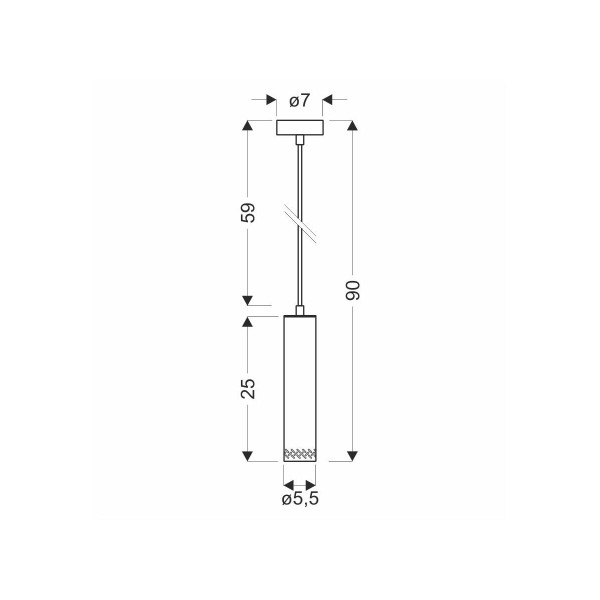 Люстра Candellux Tubo Brown (31-78582) , 100025291