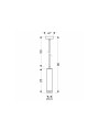 Люстра Candellux Tubo Brown (31-78582) , 100025291