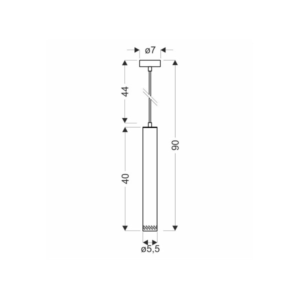 Люстра Candellux Tubo Brown (31-78599) , 100025292