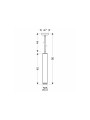 Люстра Candellux Tubo Brown (31-78599) , 100025292