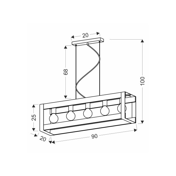 Люстра Candellux Varna (35-79282) , 100025298