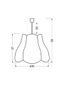 Люстра Candellux ZUZA (31-96961) , 100025309