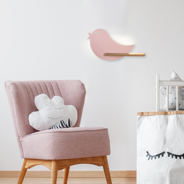 Настінний світильник Candellux BIRD Pink (21-85054) , 100025372