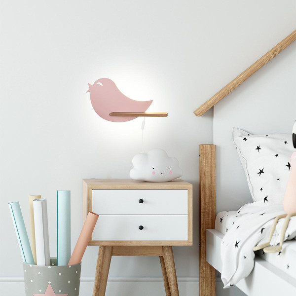 Настінний світильник Candellux BIRD Pink (21-85054) , 100025372