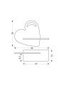 Настінний світильник Candellux HEART Blue (21-84576) , 100025388