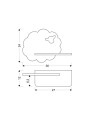 Настінний світильник Candellux SHEEP Black (21-85122) , 100025444