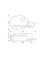Настінний світильник Candellux SHEEP Grey (21-85146) , 100025443