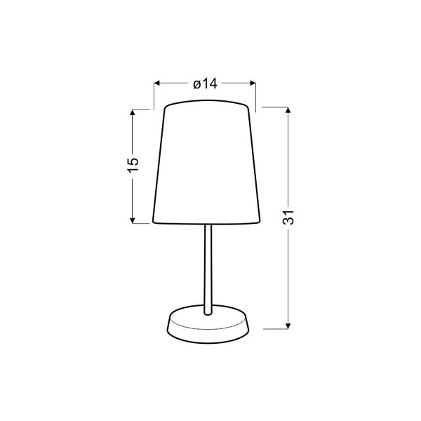 Настільна лампа Candellux GALA Orange (41-98286) , 100025099