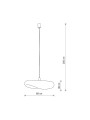 Подвесной светильник Nowodvorski Havana M E27 1x25W IP20 Вeige (11396), 100024452