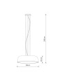 Подвесной светильник Nowodvorski Satellite M E27 7x25W IP20 Wh (11233), 100024446