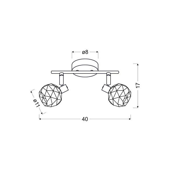 Спот Candellux ACROBAT (92-66336) , 100025552