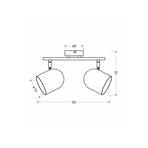 Спот Candellux AZURO Grey (92-63212) , 100025320