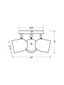 Спот Candellux AZURO Grey (98-63236) , 100025472