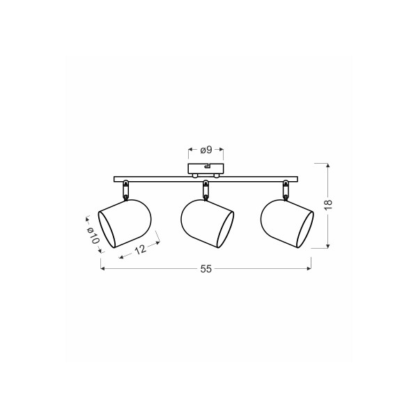 Спот Candellux AZURO White (93-63267) , 100025321