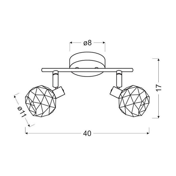 Спот Candellux Acrobat (92-22202) , 100025315