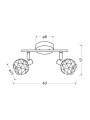 Спот Candellux Acrobat (92-22202) , 100025315