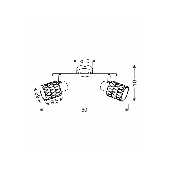 Спот Candellux Bill (92-27382) , 100025371