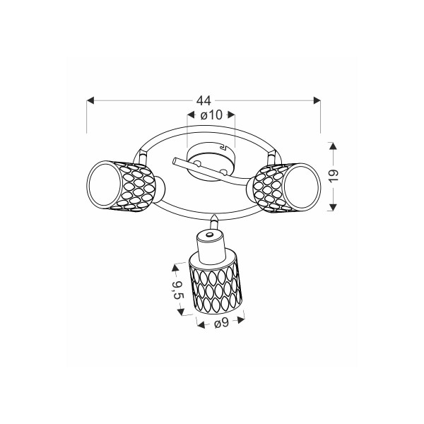 Спот Candellux Bill (98-27405) , 100025473