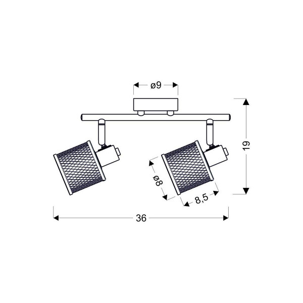 Спот Candellux CANABERA (92-81766) , 100025550