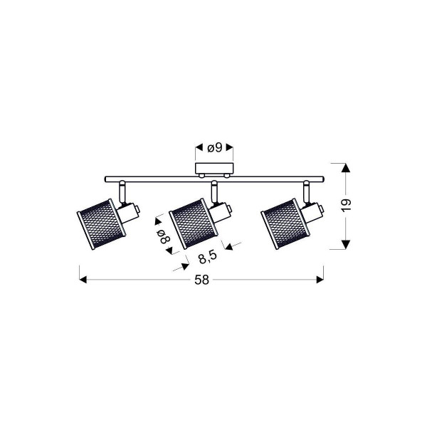 Спот Candellux CANABERA (93-82541) , 100025551